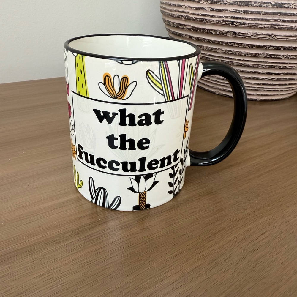 What the “fucculent” silly coffee mug
